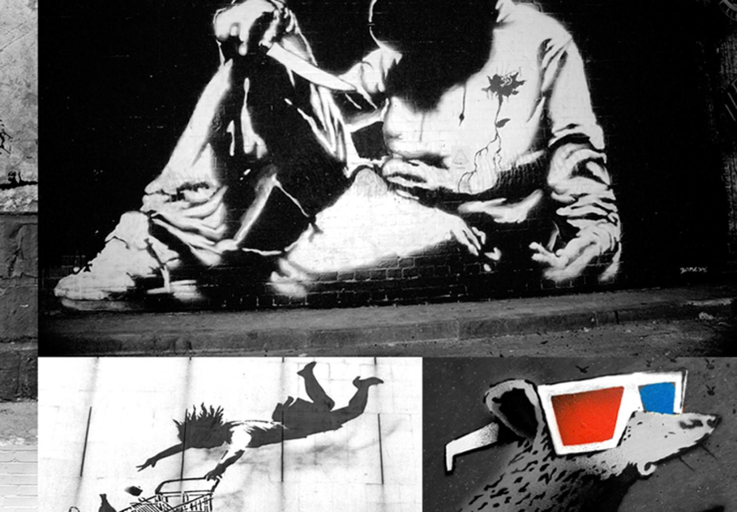 Cuadro decorativo Street Art: Banksy IV