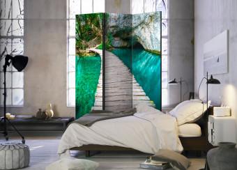 Biombo decorativo Emerald Lake [Room Dividers]