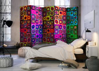 Biombo Colorful Abstract Art II [Room Dividers]
