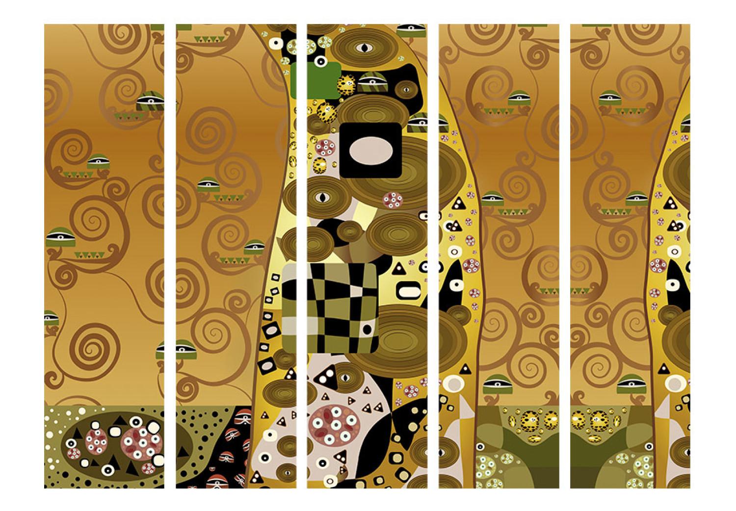 Biombo original Geometría arte II - estilo Klimt