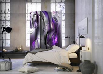 Biombo decorativo Purple Swirls [Room Dividers]