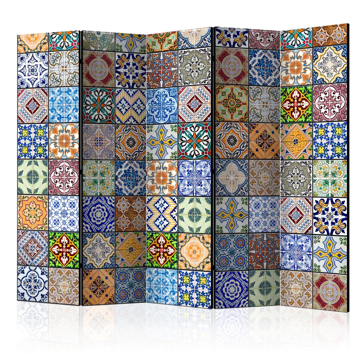 Biombo decorativo Colorful Mosaic II [Room Dividers]