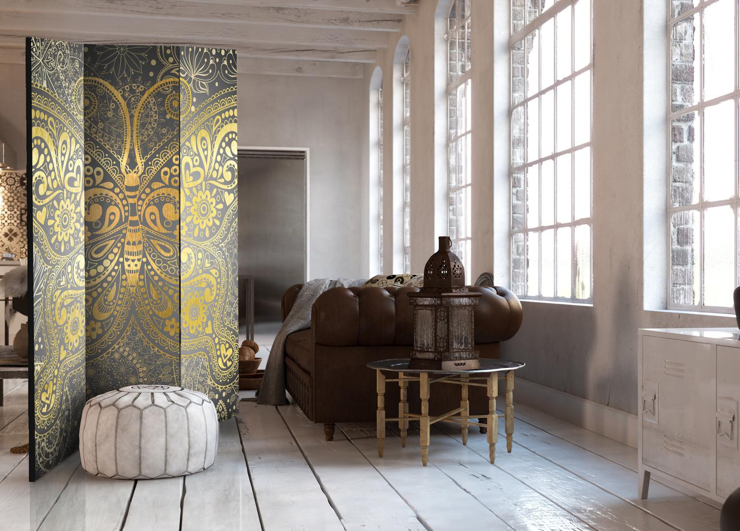 Biombo barato Golden Butterfly [Room Dividers]