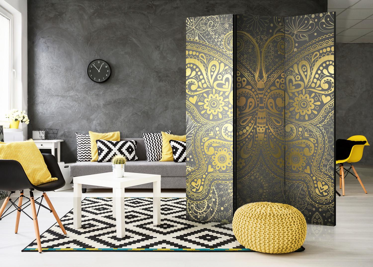 Biombo barato Golden Butterfly [Room Dividers]