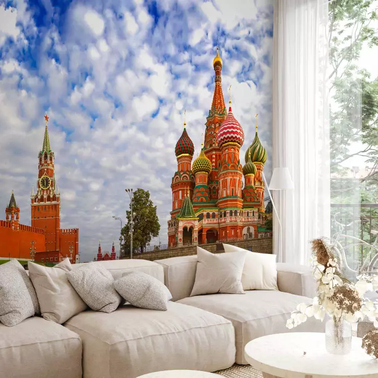 Fotomural a medida Plaza Roja en Moscú, Rusia - Arquitectura histórica y cielo