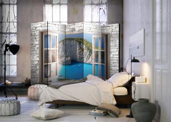 Biombo decorativo Azure Paradise II [Room Dividers]