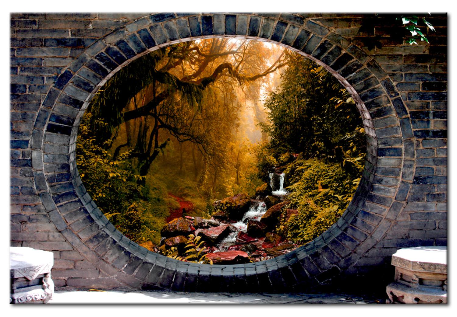 Cuadro decorativo Magical Window: Autumnal Forest