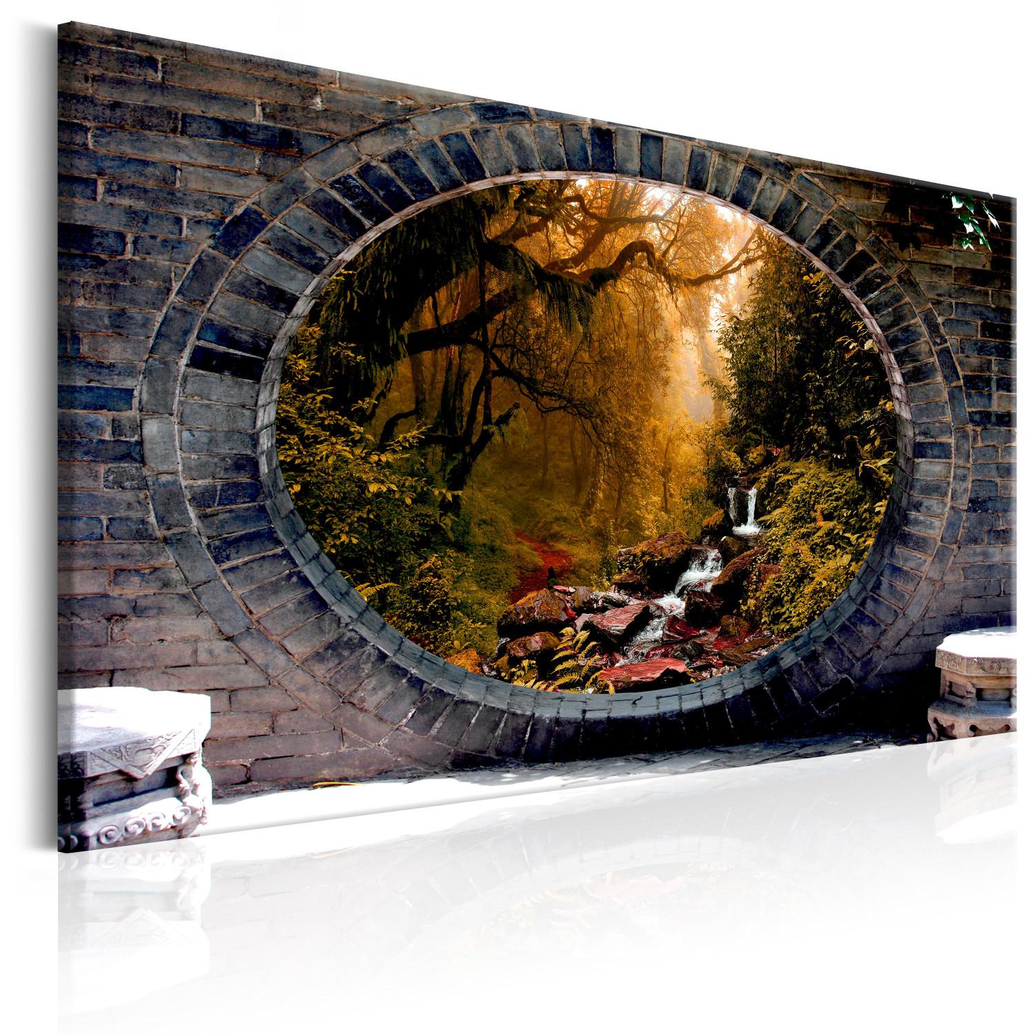 Cuadro decorativo Magical Window: Autumnal Forest