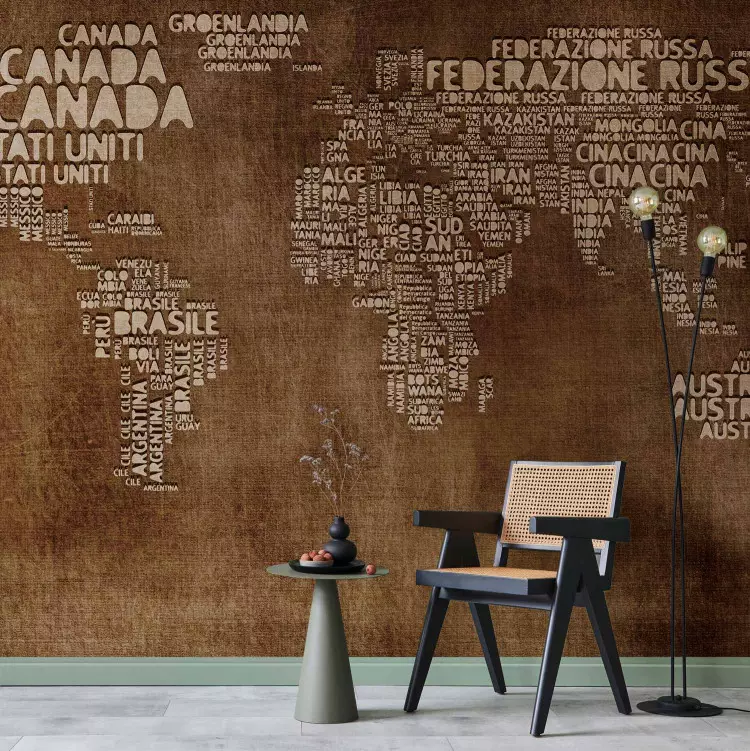 Fotomural Antiguo mapa italiano