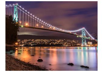 Fotomural a medida Arquitectura Urbana de Vancouver en Canadá - Puente Lions Gate