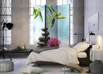 Biombo Water Lily and Zen Stones [Room Dividers]