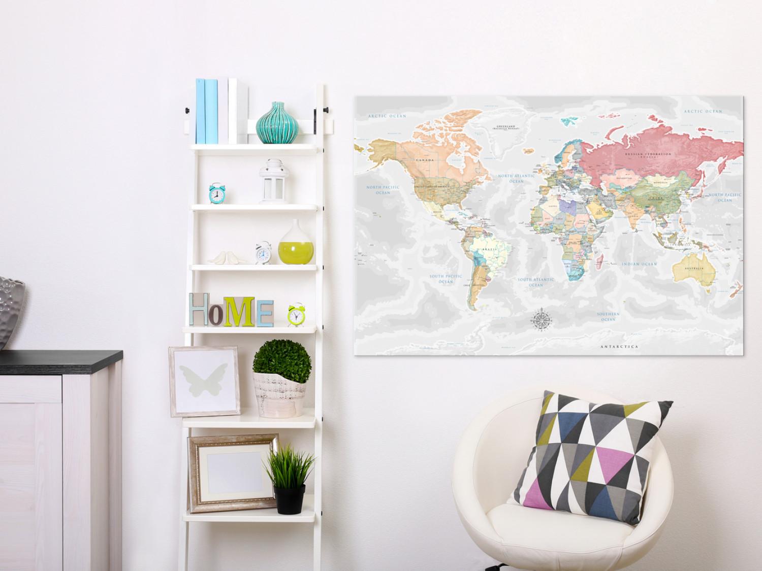 Cuadro decorativo World Map: Dream Travel