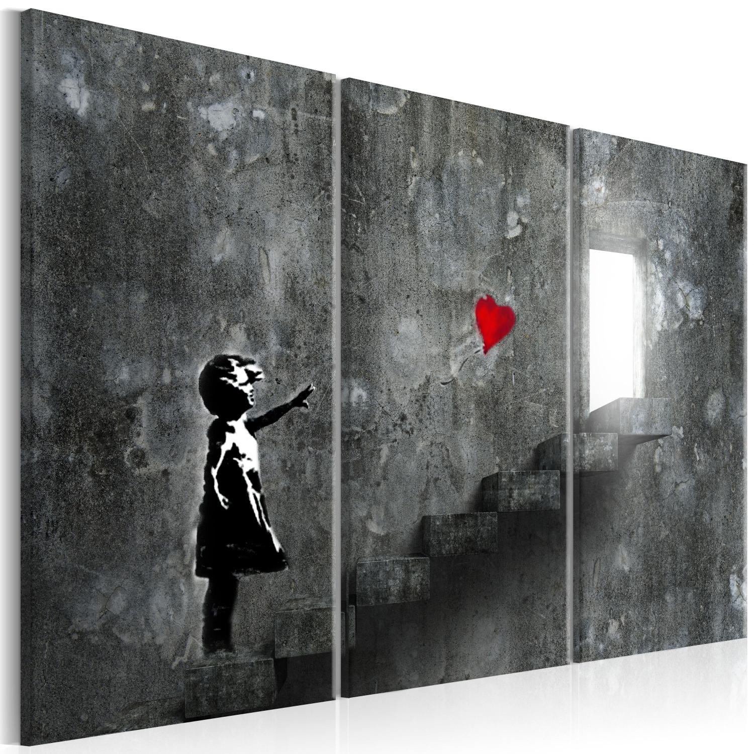 Cuadro decorativo Banksy: Girl with Balloon