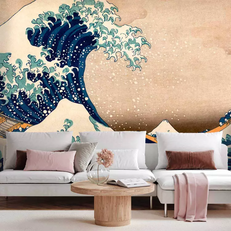 Fotomural a medida Hokusai: The Great Wave off Kanagawa (Reproduction)