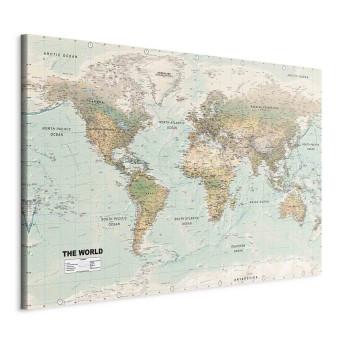Cuadro moderno World Map: Beautiful World