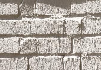 Fotomural Muro de ladrillos - fondo industrial con textura de piedras grises