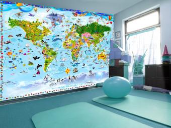Fotomural World Map for Kids
