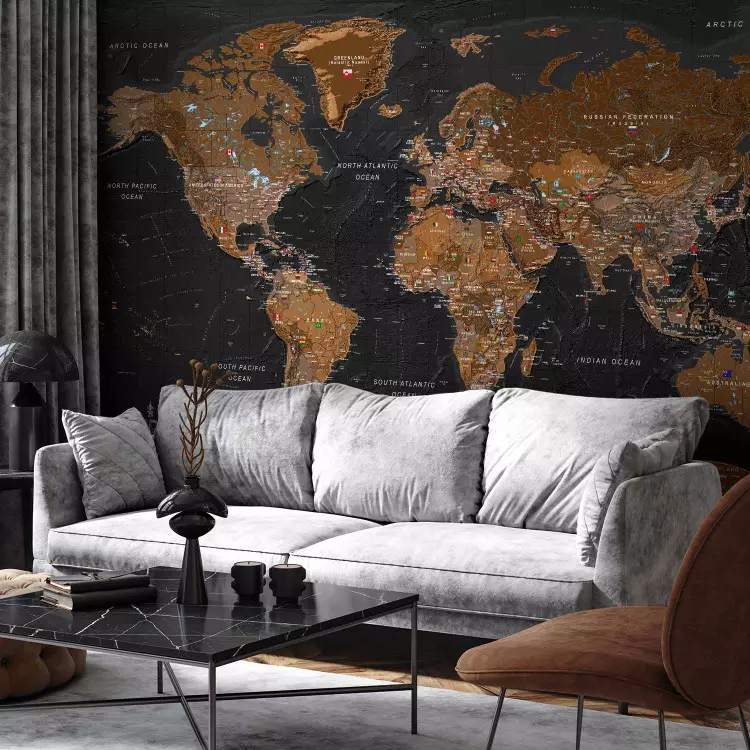 Fotomural decorativo World: Stylish Map