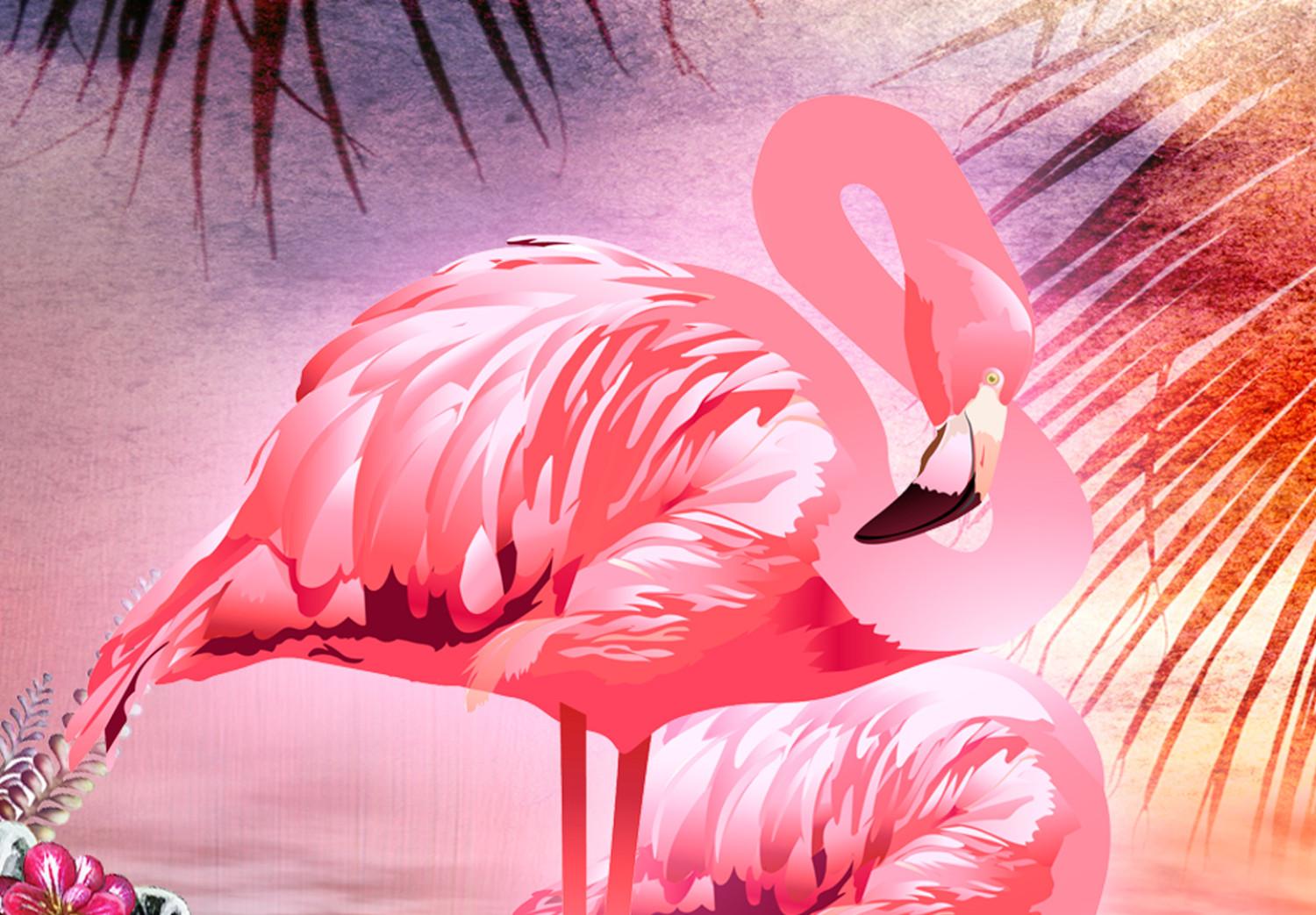 Cuadro moderno Flamingoes Land