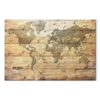 Cuadro decorativo World Map: Boards
