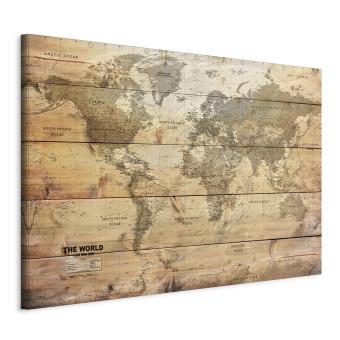 Cuadro decorativo World Map: Boards