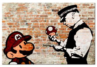 Cuadro moderno Banksy: Police Caution