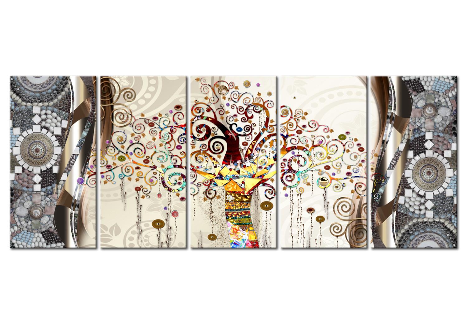 Cuadro decorativo Tree and Mosaic