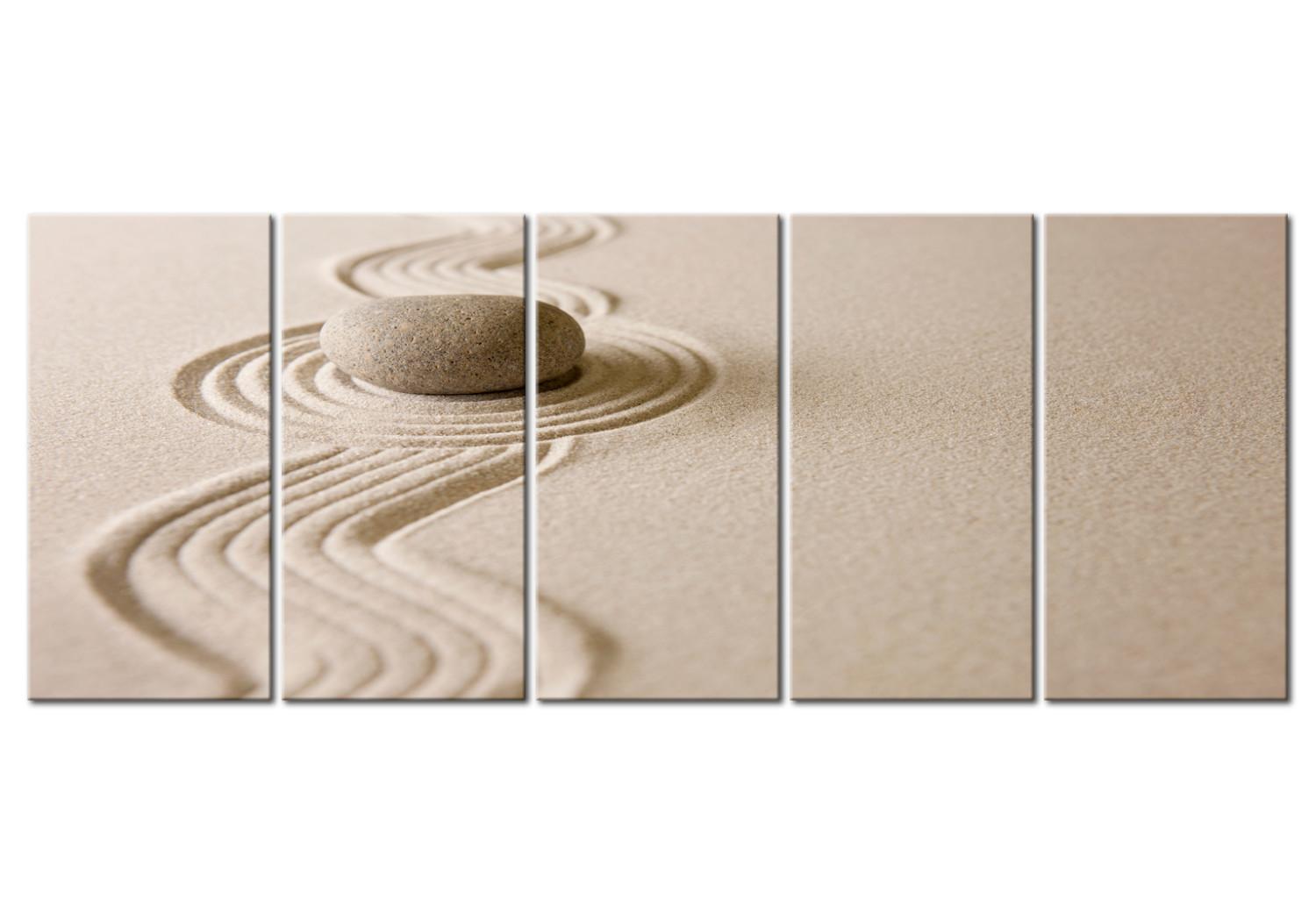Cuadro Zen: Sand and Stone