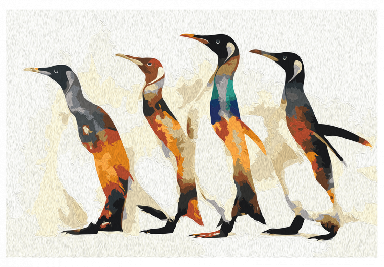 Cuadro para pintar con números Penguin Family 130700 additionalImage 7