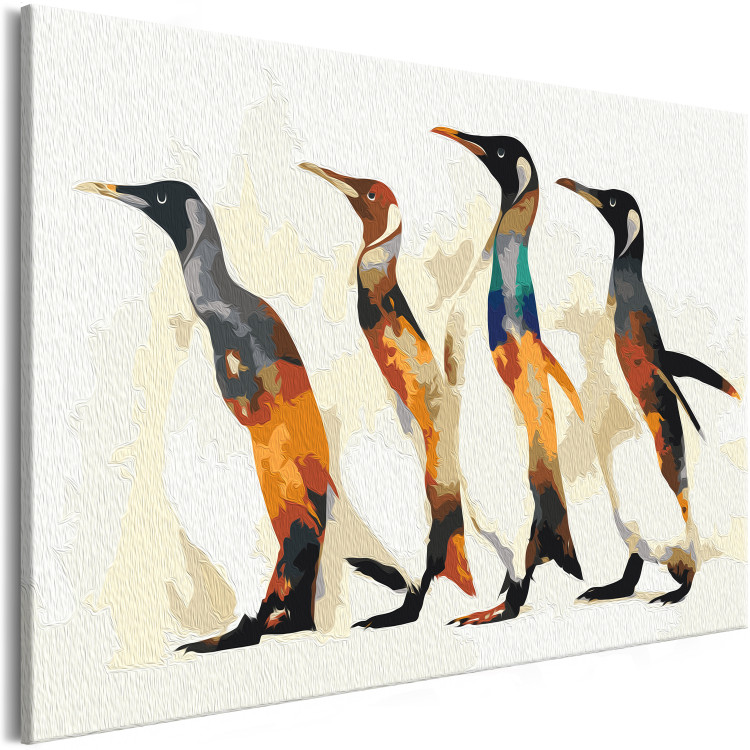 Cuadro para pintar con números Penguin Family 130700 additionalImage 5