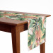 Camino de mesa Rainforest flora - a floral pattern with white flowers and leaves 147210 additionalThumb 3