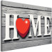 Cuadro numerado para pintar Home with Red Heart 107520 additionalThumb 5