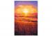 Cuadro numerado para pintar Summer Evening - Orange Sunset on the Beach Full of Grass 144620 additionalThumb 4