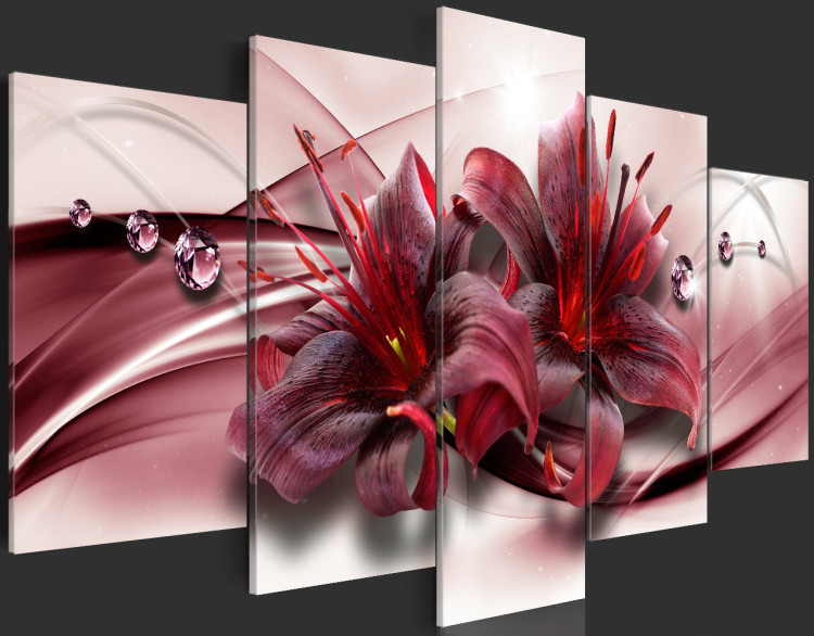 Cuadro acrílico Pink Lily [Glass] 93730 additionalImage 4