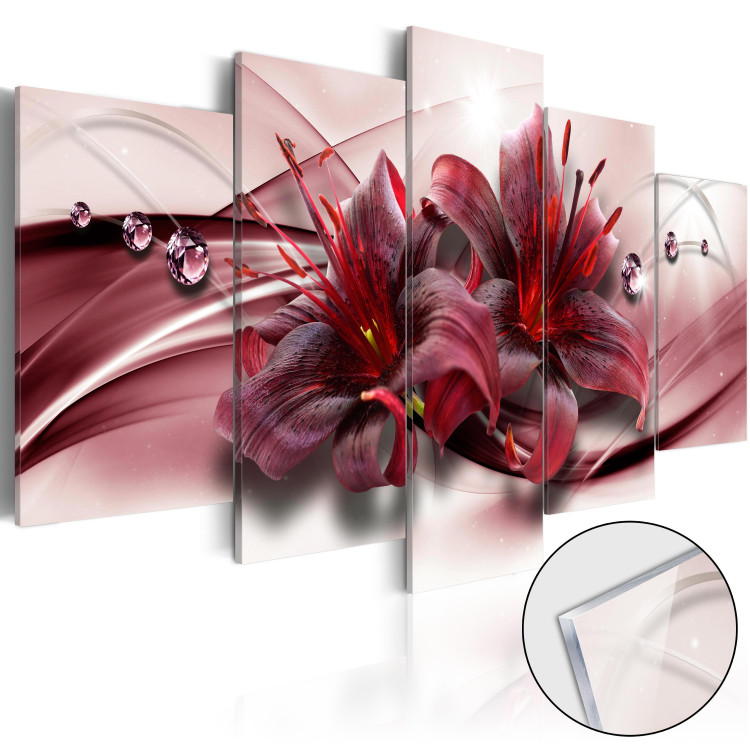 Cuadro acrílico Pink Lily [Glass] 93730