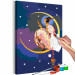 Cuadro para pintar con números Starry Night - Woman on the Moon Looking in the Mirror 144140 additionalThumb 3