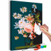 Cuadro numerado para pintar Spring Bouquet - Colorful Bunch of Peonies, Roses and Passion Flower 147340 additionalThumb 7