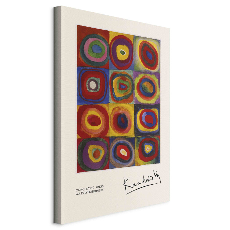 Cuadro XXL Color Study - Kandinsky’s Squares With Concentric Circles [Large Format] 151640 additionalImage 2