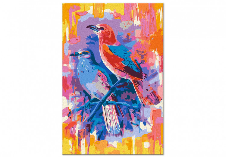 Cuadro para pintar por números Red Bird and Blue Bird 143660 additionalImage 6