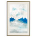 Póster Blue Forest - Delicate, Hazy Landscape in Blue Tones 145760 additionalThumb 27