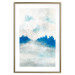 Póster Blue Forest - Delicate, Hazy Landscape in Blue Tones 145760 additionalThumb 24