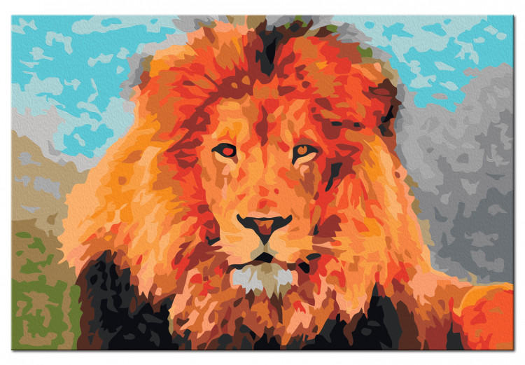 Cuadro numerado para pintar Rey león 107170 additionalImage 5