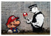 Impresión en metacrílato Mario and Cop by Banksy [Glass] 94370 additionalThumb 2