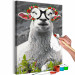 Cuadro numerado para pintar Lovable Miss Sheep 138680 additionalThumb 7