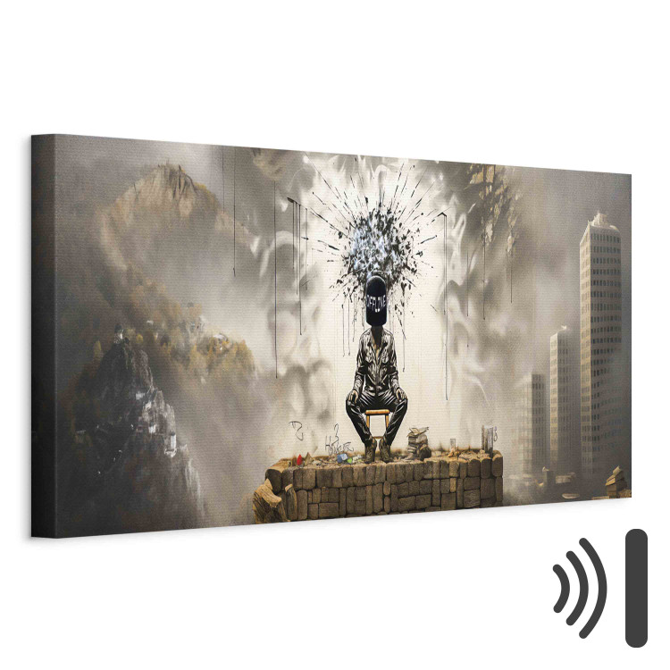 Cuadro decorativo Modern Mind - A Creation Inspired by Banksy’s Work 151580 additionalImage 8