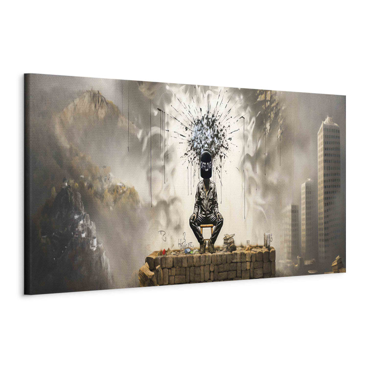 Cuadro decorativo Modern Mind - A Creation Inspired by Banksy’s Work 151580 additionalImage 2