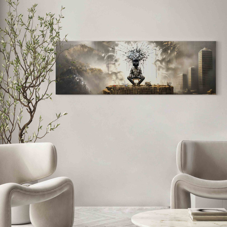 Cuadro decorativo Modern Mind - A Creation Inspired by Banksy’s Work 151580 additionalImage 3