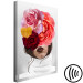 Cuadro decorativo Peonías y rosas cubriendo el rostro de una mujer - retrato abstracto 127790 additionalThumb 6