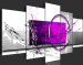 Cuadro en vidrio acrílico Purple Expression [Glass] 92390 additionalThumb 6