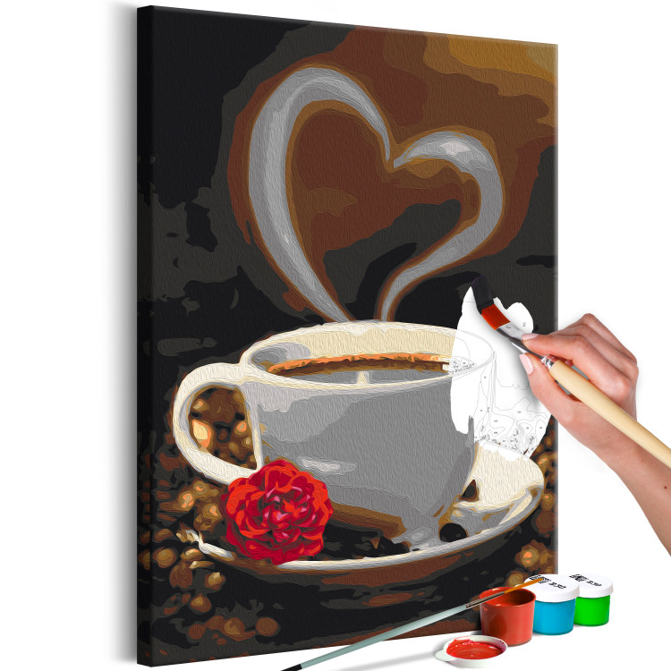  Dibujo para pintar con números Heart and Coffee 143301 additionalImage 3